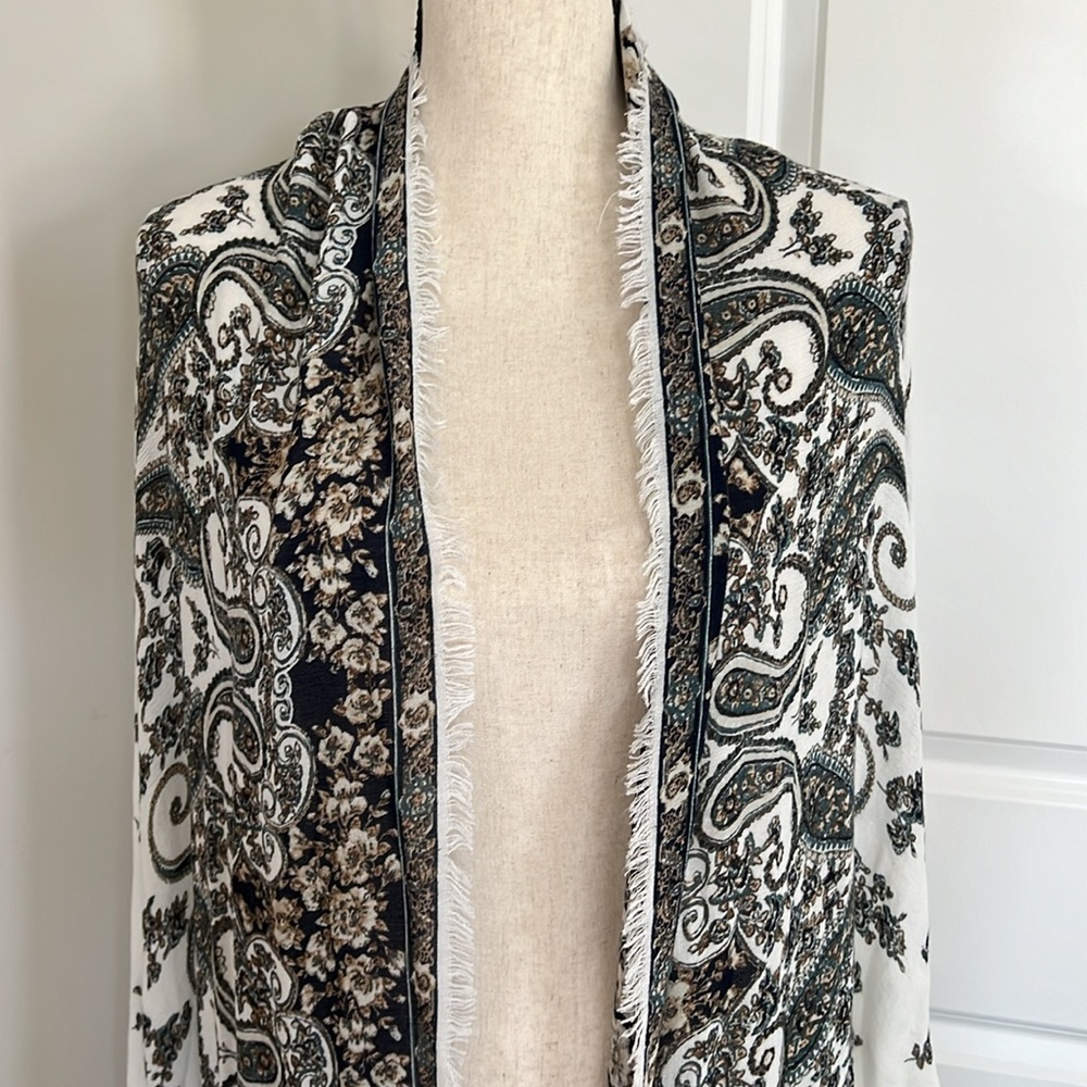 Lucky Brand Scarf Kimono One Size